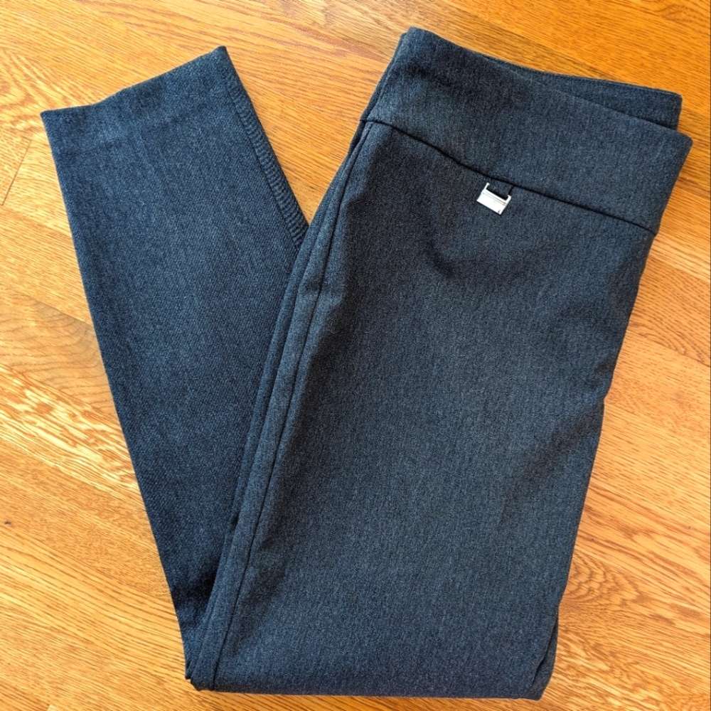 Alfani Essential pants Tummy Control dark gray heather 16p NWT
